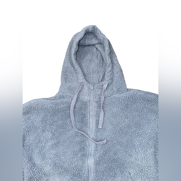 Aeropostale Cozy‎ Blue Sherpa Hoodie - Picture 7 of 8